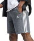 Men's 3-Stripes 10" Fleece Shorts