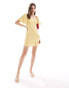 Nobody's Child Dee Dee mini Dress ditsy yellow