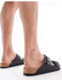 Birkenstock Arizona sandals in black Oiled Leather