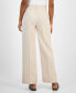 Women's Pinstriped Wide-Leg Pants