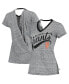 Women's Black San Francisco Giants Hail Mary V-Neck Back Wrap T-shirt