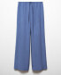 Women's Elastic Waist Wide Leg Pants