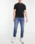 Only & Sons slim fit mid wash blue jeans