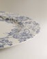 Lily earthenware dinner plate