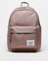 Herschel Supply Co classic backpack with laptop sleeve in ash rose