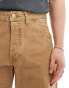 Jack & Jones Eddie loose fit carpenter jean in tan