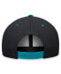 Men's Black Florida Marlins Cooperstown Collection Pro Snapback Hat