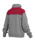 Women's Gray Oklahoma Sooners Avon Fleece Quarter-Zip Jacket