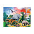 Puzzle Unter den Dinosauriern, 100 Teile