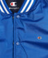 Men's Classic Logo Striped-Trim Varsity Jacket