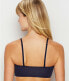 OnGossamer 263341 Womens Cabana Cotton Bandeau Bra Navy Size Small