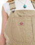 Dickies duck canvas dunagrees in beige