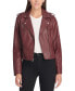 Women's Classic Faux Leather Asymmetrical Moto Jacket