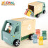 WOOMAX Wooden Garbage Truck