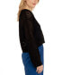 Juniors' Reed Relaxed-Fit Open-Knit V-Neck Sweater