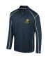 Men's Navy Notre Dame Fighting Irish Cameron Quarter-Zip Windshirt