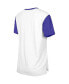 Women's White, Purple Baltimore Ravens Third Down Colorblock T-shirt