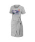 Women's Heather Gray Florida Gators Knotted T-shirt Dress