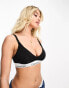 Calvin Klein Modern Cotton nursing bra in black