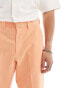 ASOS DESIGN smart vintage flare trousers in orange