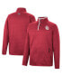 Men's Crimson Oklahoma Sooners Rebound Quarter-Snap Jacket