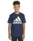 Big Boys Short Sleeve Two-Color Logo T-Shirt