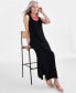 Women's Sleeveless Knit Maxi Dress, Created for Macy's