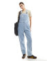 Dickies classic denim dungarees in vintage blue