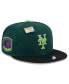 Men's Green/Black New York Mets Sour Apple Big League Chew Flavor Pack 9FIFTY Snapback Hat