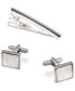 Two-Tone Tie Bar & Cuff Links Set