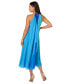 Women's Colorblocked Halter Dress