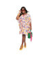 Plus Size 1970s Mod Mini Caftan