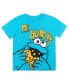 Toddler Boys Elmo Cookie Monster Bird Oscar The Grouch Baby T-Shirt and Mesh Shorts Outfit Set to