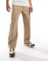 Superdry Five pocket work pants in canyon sand brown