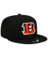 Men's Black Cincinnati Bengals 9FIFTY Snapback Hat