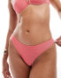 South Beach glitter high leg bikini bottom in watermelon