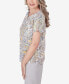 Petite Charleston Paisley Ruched Top