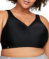 Женский бюстгальтер Glamorise womens Plus Size Magic Lift Seamless Sport Bra