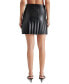 Women's Isha Faux-Leather Pleated Mini Skirt