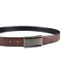 Men's Reversible Cut-Out Plaque Belt, Created for Macy's