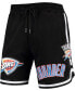 Men's Black Oklahoma City Thunder Chenille Shorts