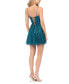 Women's Glitter Sequined Mini Dress