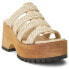 BEACH by Matisse Daze Platform Womens Beige Casual Sandals DAZE-795