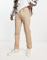 Pull&Bear 2 pack chinos in navy and beige