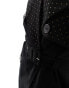 River Island studded trench coat in black