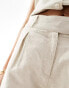 Pretty Lavish linen blend shorts co-ord in natural