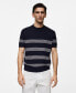 Men's Striped Modal Cotton Knitted T-Shirt