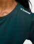 Hummel Classic mesh t-shirt in dark green