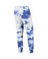 Women's White, Royal New York Mets Melody Tie-Dye Jogger Pants