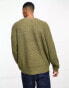 Brave Soul drop shoulder jumper in ivy green